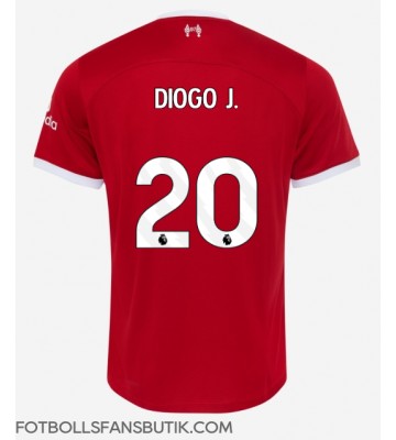 Liverpool Diogo Jota #20 Replika Hemmatröja 2023-24 Kortärmad